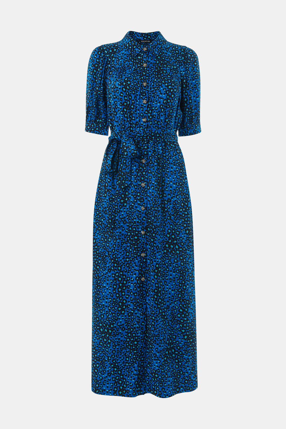 Painted Leopard Midi Dress